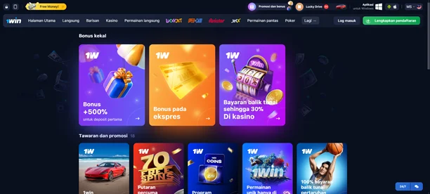 1win kod promosi